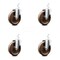 Service Caster 5 Inch High Temp Phenolic Wheel Swivel 7/8 Inch Square Stem Caster Set SCC SCC-SQ20S514-PHSHT-78-4 - alternate 4